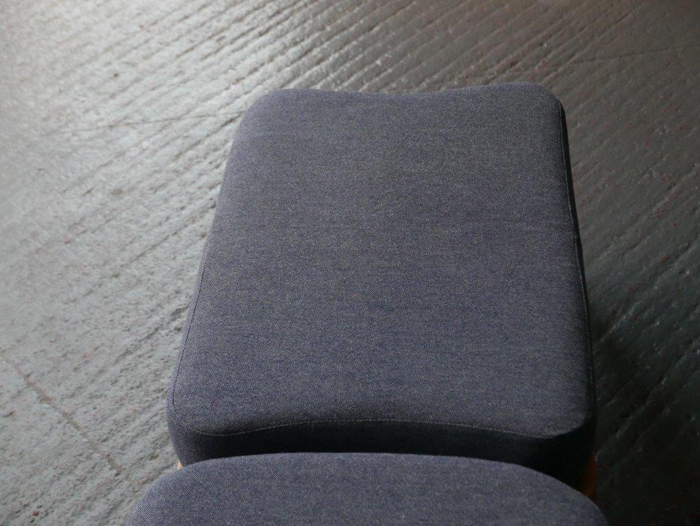 Ercol 341 Footstool Cushion in our Trader Grey Pure Soft Wool