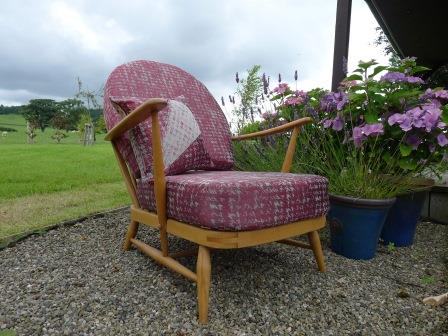 Ercol 203 Seat and Back Cushion in Dusky Vintage Tooth