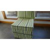 4Folding Foldaway Mattress 19x25x4 inches Lemon/Green Mix Stripe