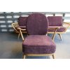 Ercol 203 Seat and Back Cushion in Purple Chenille