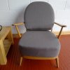 Ercol 203 Seat & Back Cushions in Grey Woolen Fabric