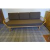 Ercol 355 Studio Couch Brown Hessian Complete set of Cushions and Covers