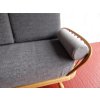 Pair of Bolsters for Ercol 355 Studio Couch Light Grey Stitch
