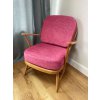 Ercol 334 Seat & Back Cushions Ross Fabrics Raffles Rose SR 16315