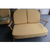 Ercol 203 2 seater and chair in Cristina Marrone Butterscotch