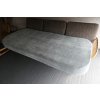 Ercol Single Bed Mattress in Ice Blue Chenille