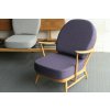 Ercol 203's out today, here's one of two in our Purple Haze fabric + a light grey one.